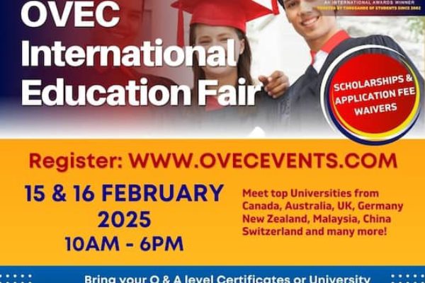 OVEC International Education Fair 15 & 16 February 2025 – DO NOT MISS OUT!